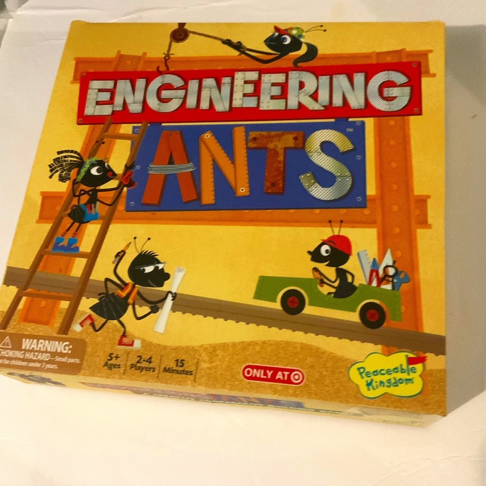 Peaceable Kingdom Engineering Ants STEM Game Complete w/ extra pieces